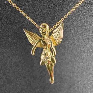 Collar hada pequeña oro 18k