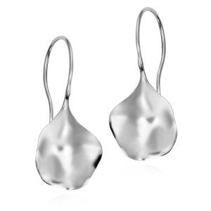 Pendientes Aqua de Plata de Ley 925 baño de rodio
