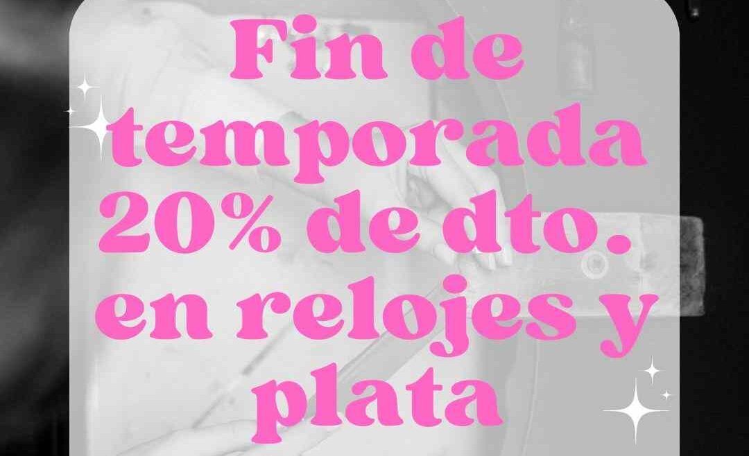 Septiembre Descuentos Fin de Temporada
