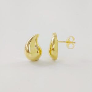 Pendiente gota oro