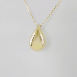 Collar gota oro amarillo 18k