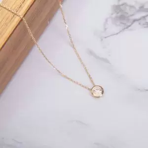 Colgante Chatón Oro Amarillo | Collar chatón