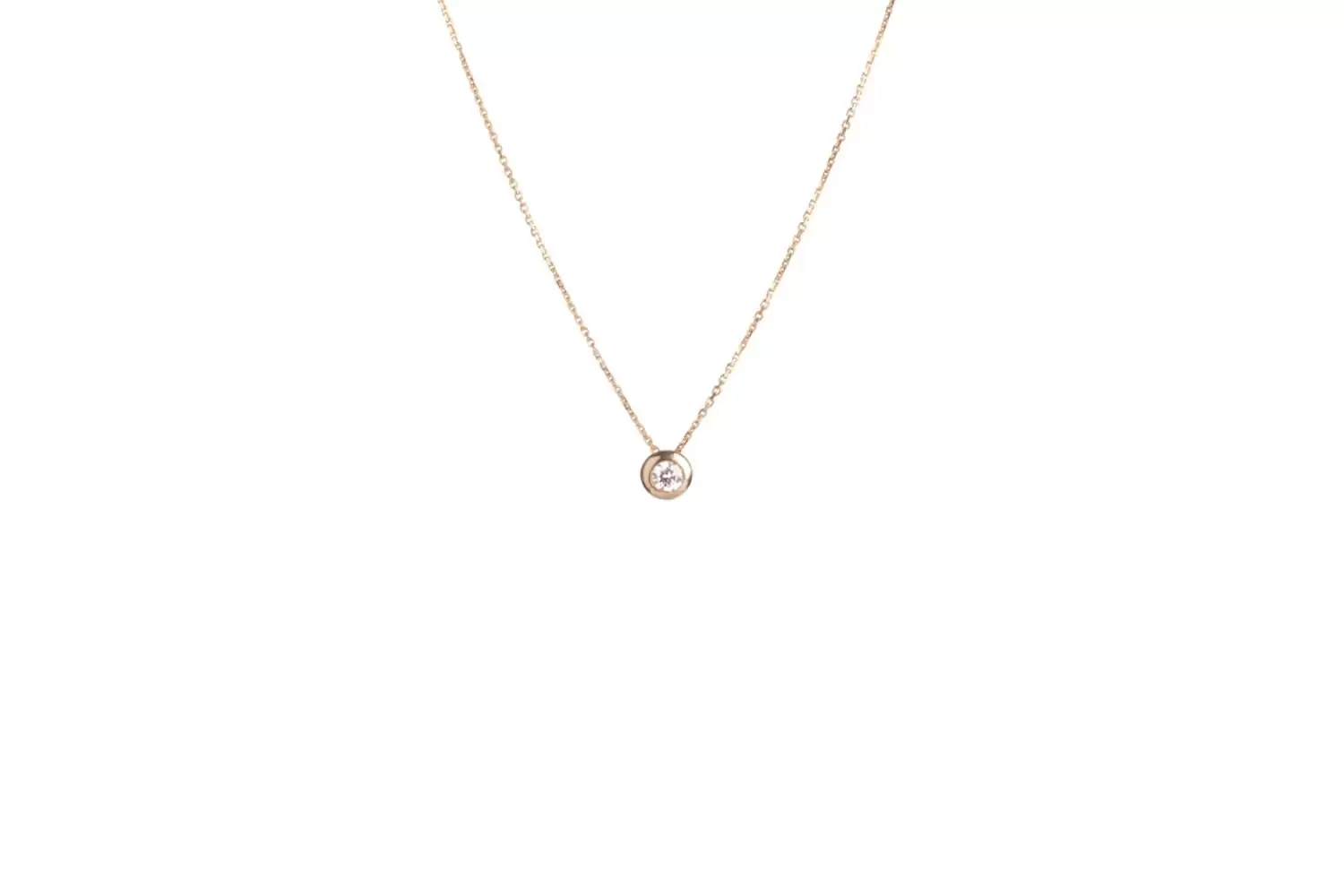 Colgante Chatón Oro Amarillo | Collar chatón - Imagen 2