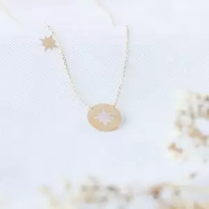 Estrella Polar Oro | Collar rumbo