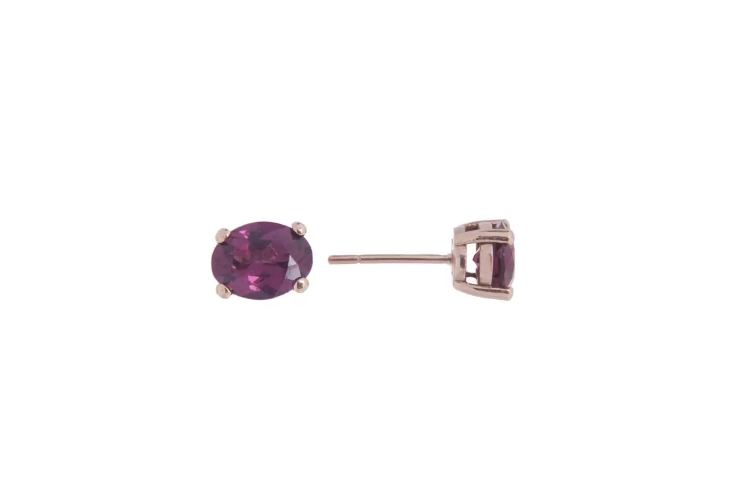 Pendientes Oro Granate | Pendientes IV Rodolita - Imagen 2