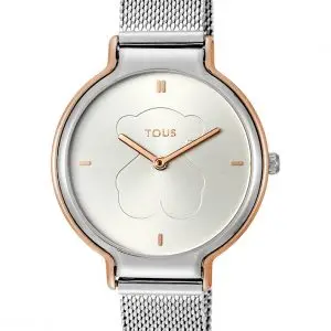 Reloj analógico real bear bicolor de acero
