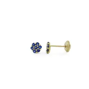 pendientes zafiro
