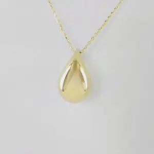 Collar gota oro amarillo 18k